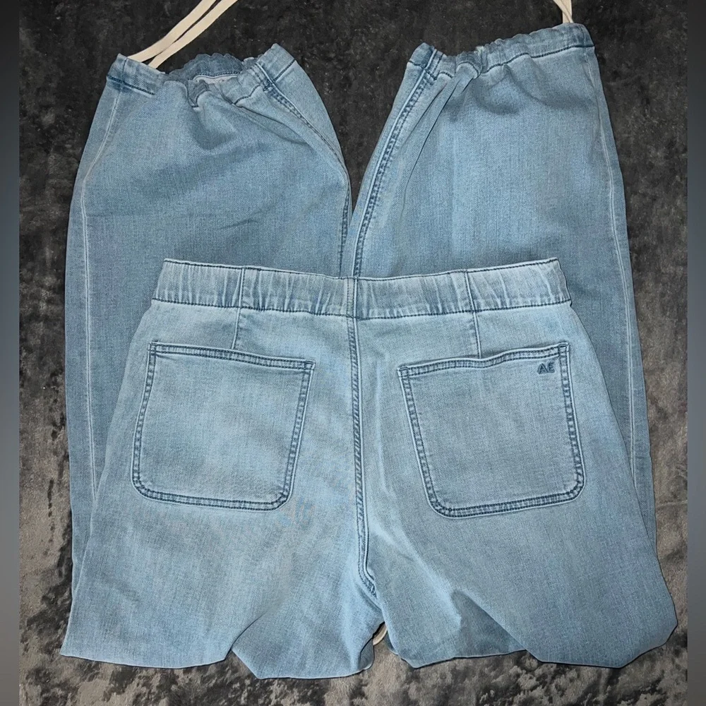 American Eagle Womens Cozy Dreamy Drape Baggy Convertible Jogger (Small) - Picture 5 of 14